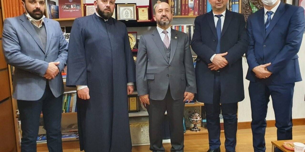 Karadağ Diyanet İşleri Başkanı Feyziç’ten Kavuncu’ya ziyaret