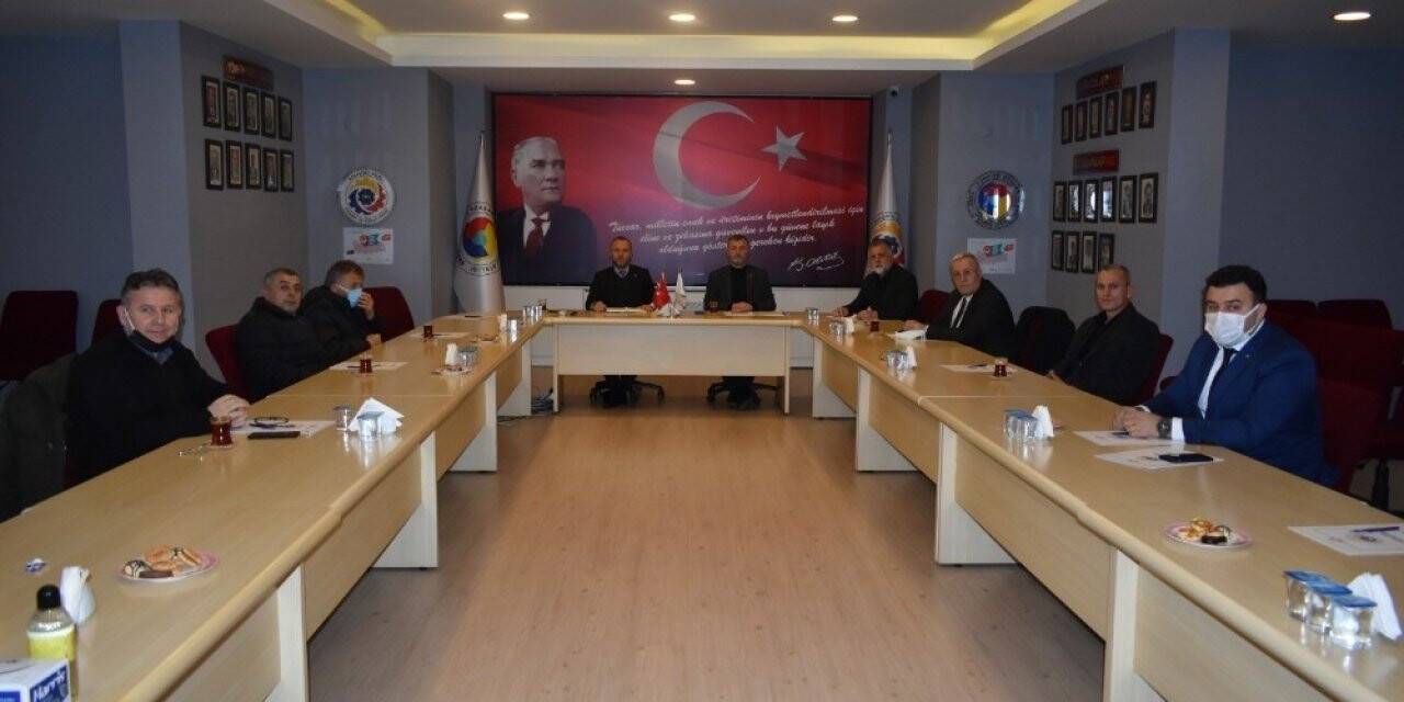 Oda başkanları pandemiden etkilenen esnafın durumunu görüştü