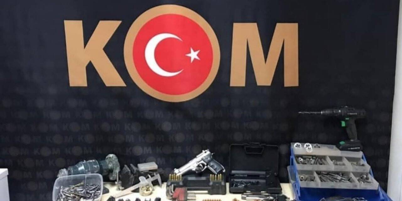 Kuru sıkıdan bozma tabanca yapan şüpheli yakalandı