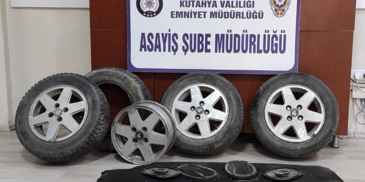 Kütahya’da otodan hırsızlık olaylarının zanlısı 3 kişi yakalandı