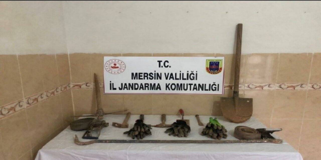 Kaçak kazı yapan 6 kişi suçüstü yakalandı