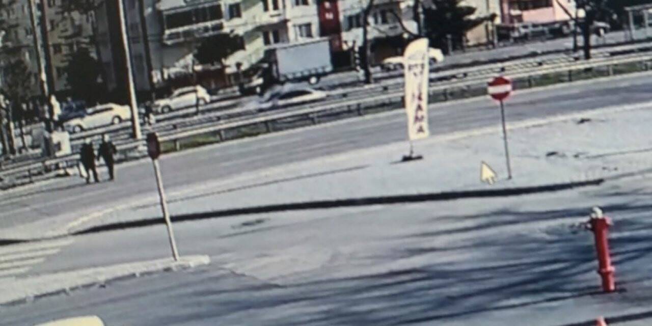 Bursa’da kaza dehşeti kamerada...