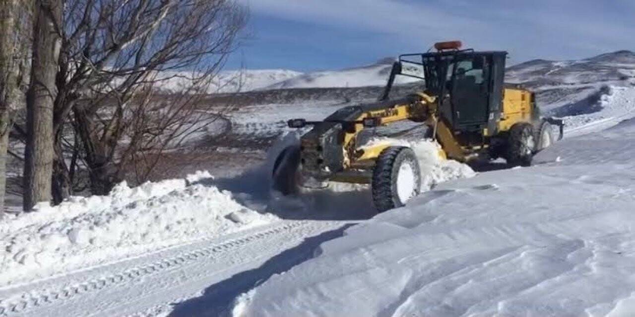 Iğdır’da kapanan köy yolları ulaşıma açıldı