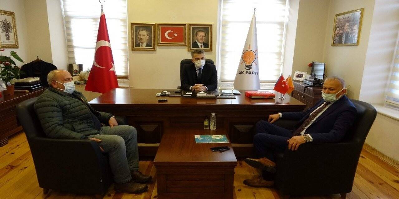 Sanayiciler AK Parti İl Başkanı Mumcu’ya projelerini anlattı
