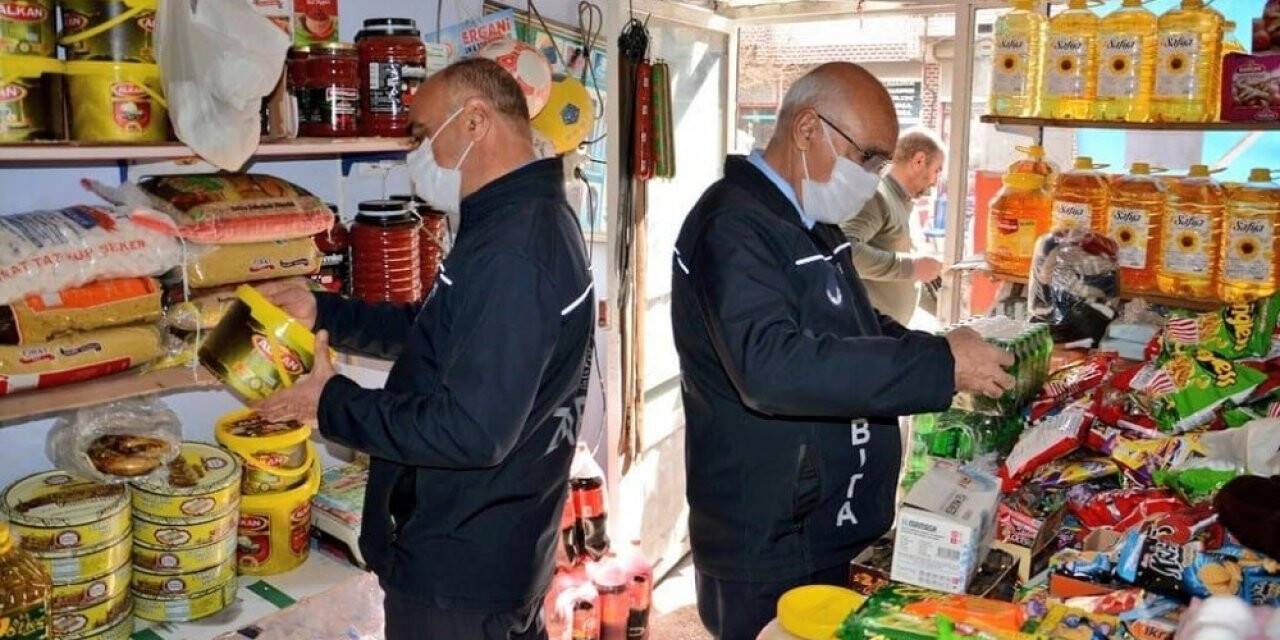 Ergani’de zabıta ekiplerinden gıda denetimi