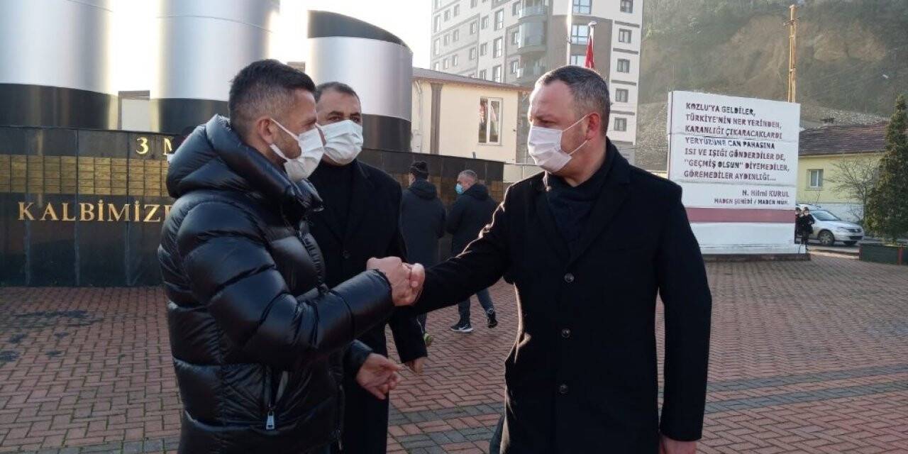 Zonguldak Kömürspor grizu faciasında şehit olan 263 madenciyi unutmadı