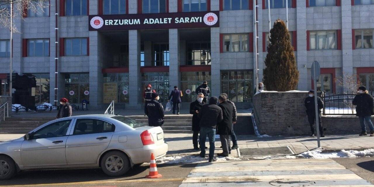 Gözaltına alınan HDP’li Karaçoban Belediye Başkanı Erzurum Adliyesi’ne getirildi