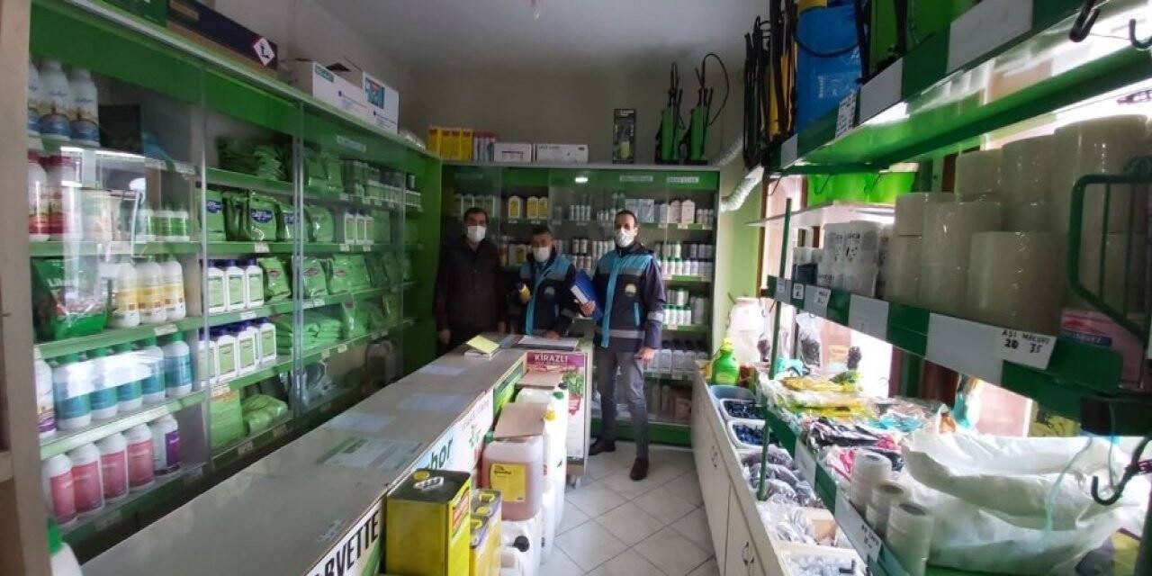 Kütahya’da Bitki Koruma Ürünü Satış Bayileri denetimleri
