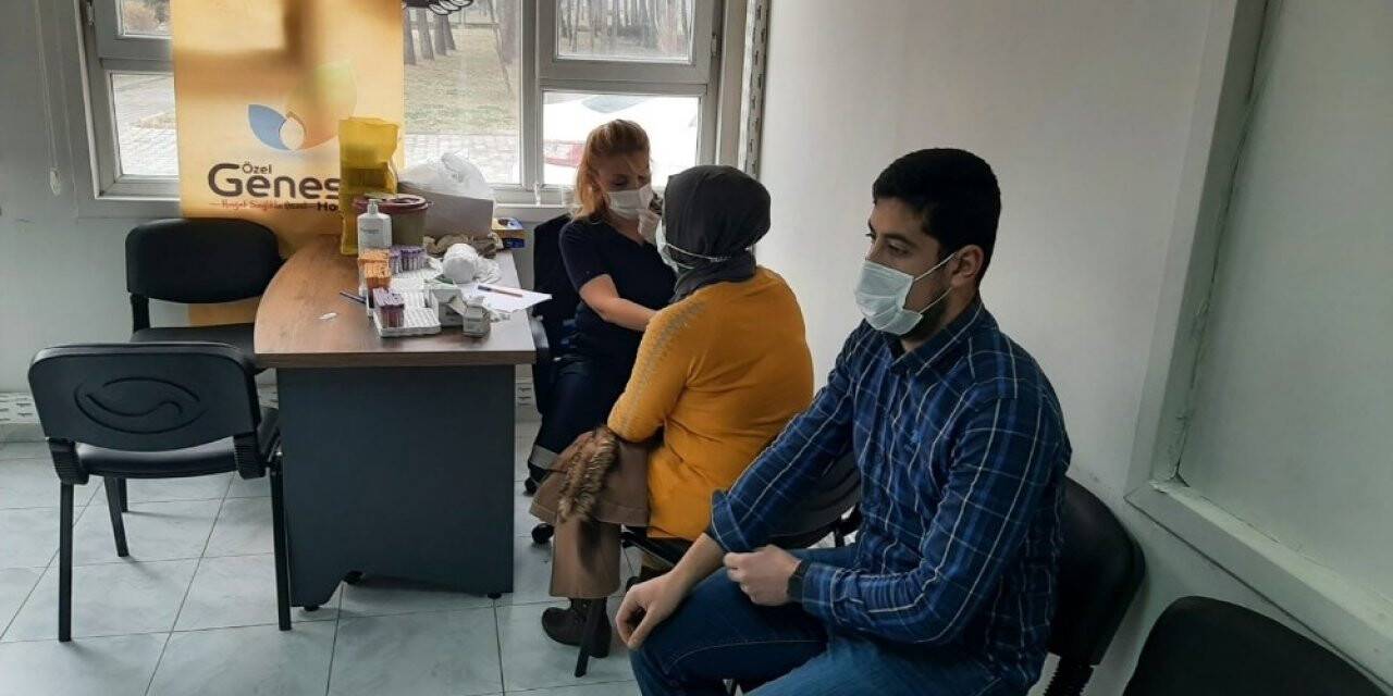Bağlar Belediyesi personeline sağlık taraması