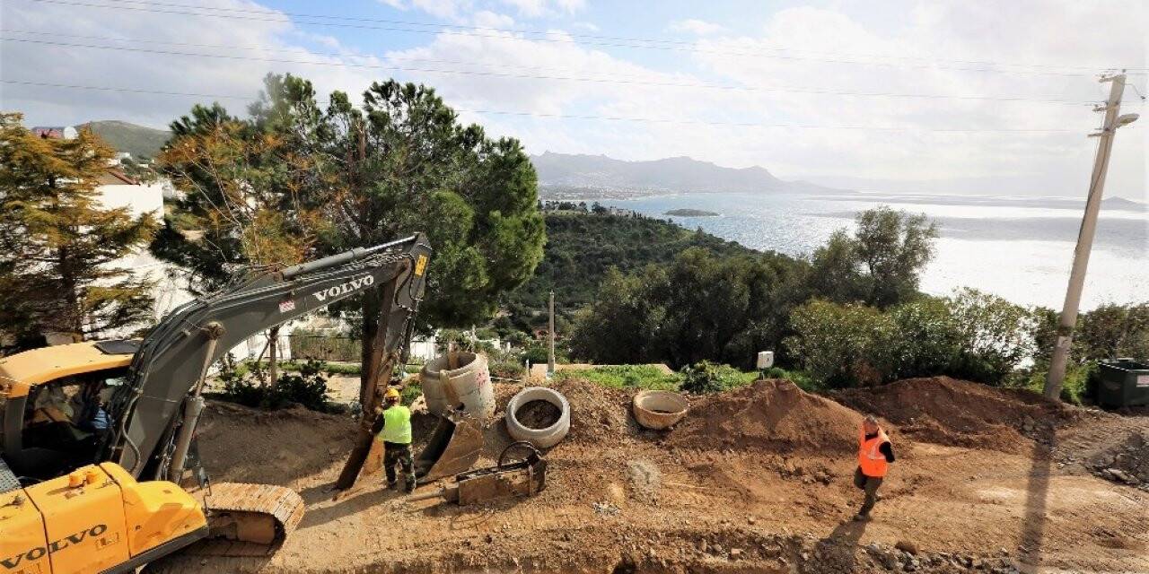 Bodrum Turgutreis’te 60 kilometre Kanalizasyon hattı tamamlandı