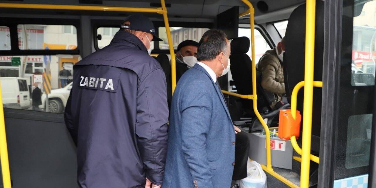 Hakkari’de şehir içi servisler denetlendi