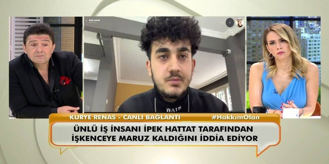 Evde alıkonduğu iddia edilen kurye konuştu