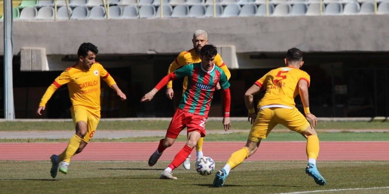 3. Lig: Karşıyaka: 3 - Çatalcaspor: 3