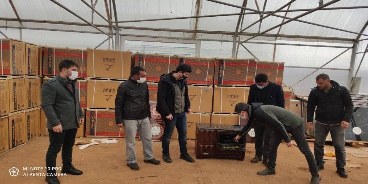 Bingöl’de 93 köyde hibeli soba dağıtıldı