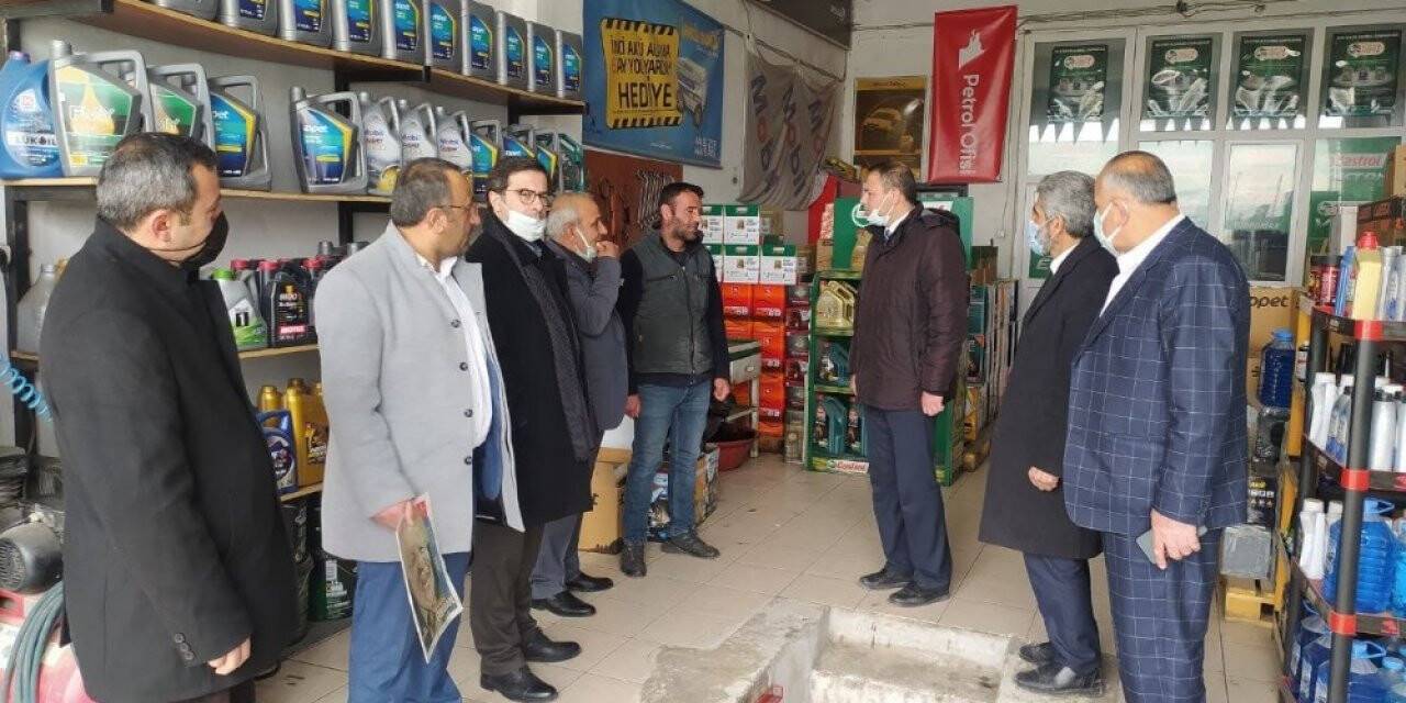 Saadet Partisi’nden sanayi esnafına ziyaret