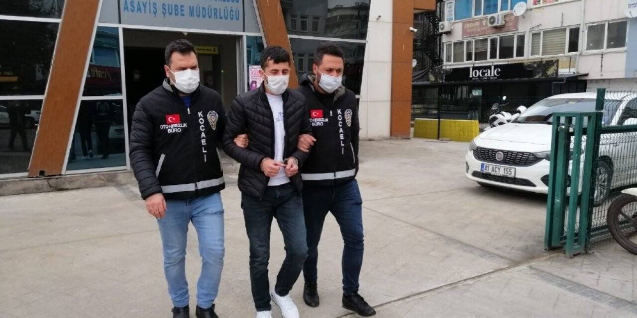Suç makinesi otomobil hırsızı tutuklandı