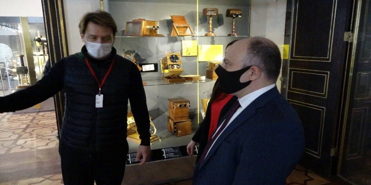 Azerbaycan Kültür Bakanı Kerimov’dan Atlas Sineması’na ziyaret