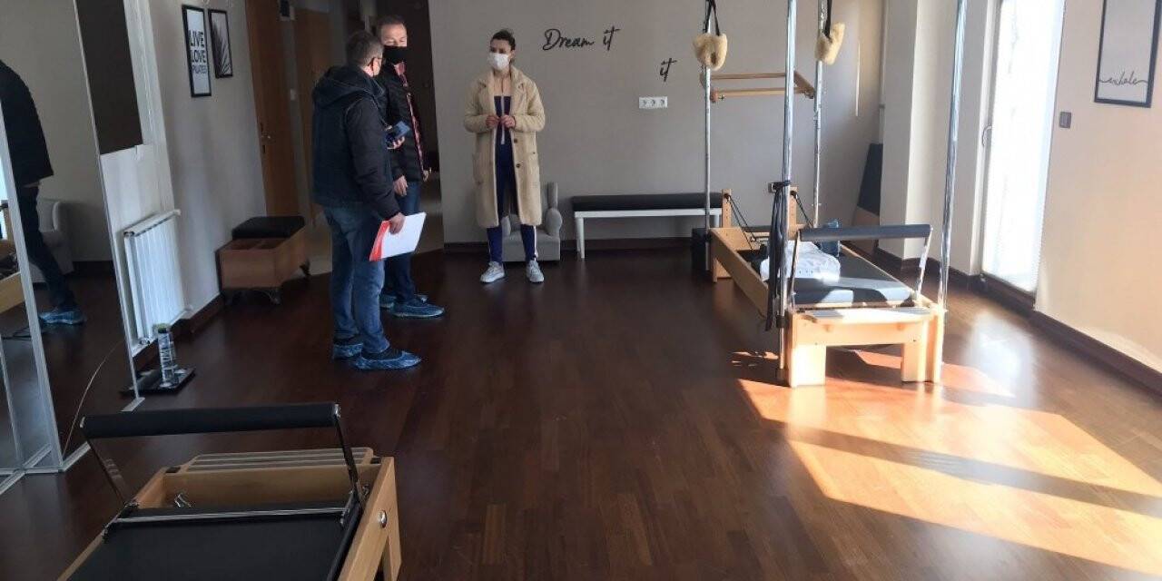 Spor tesislerinde Covid-19 denetimi yapıldı