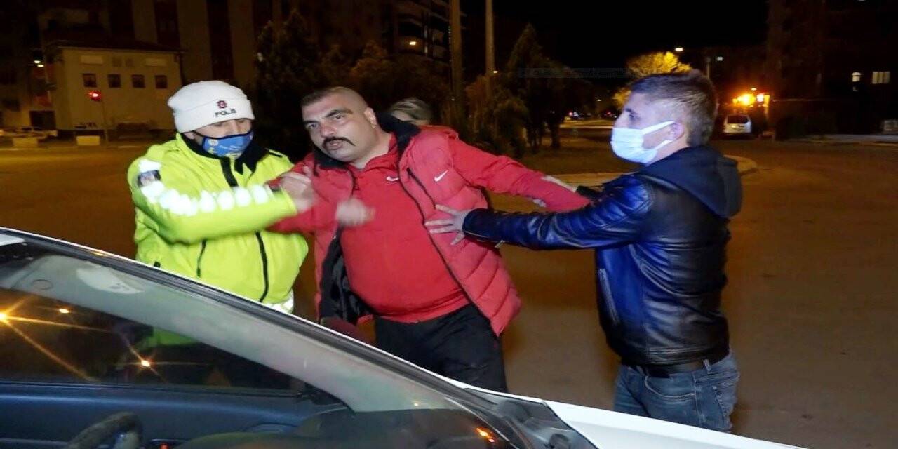 Alkollü araç kullanırken yakalandı, “Alkol alıyorlar” diye şikayet etti