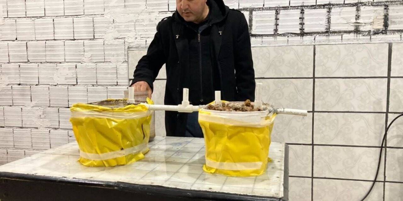 Biyoloji öğretmeni atık su arıtma sistemi yaptı