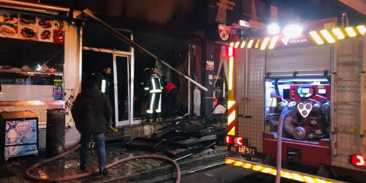 Van’da korkutan yangın