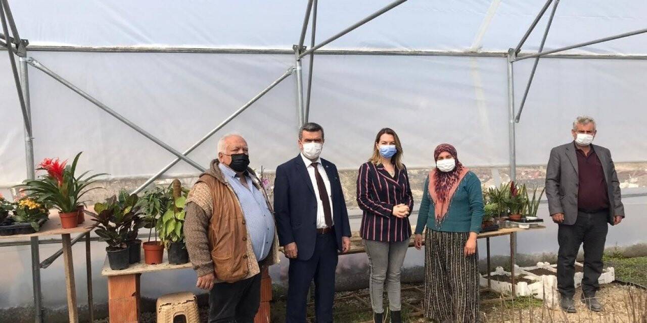 Kadın üreticiden Başkan Ergün’e teşekkür