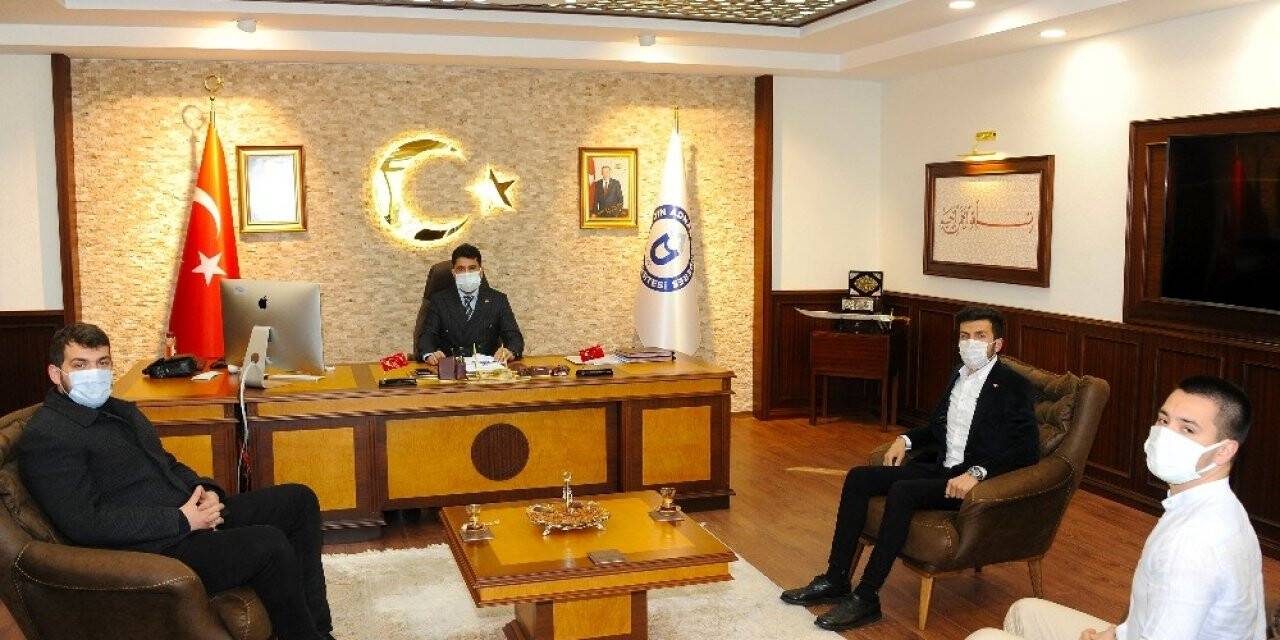 ÜNİAK İl Temsilcisi Rektör Aldemir ile görüştü