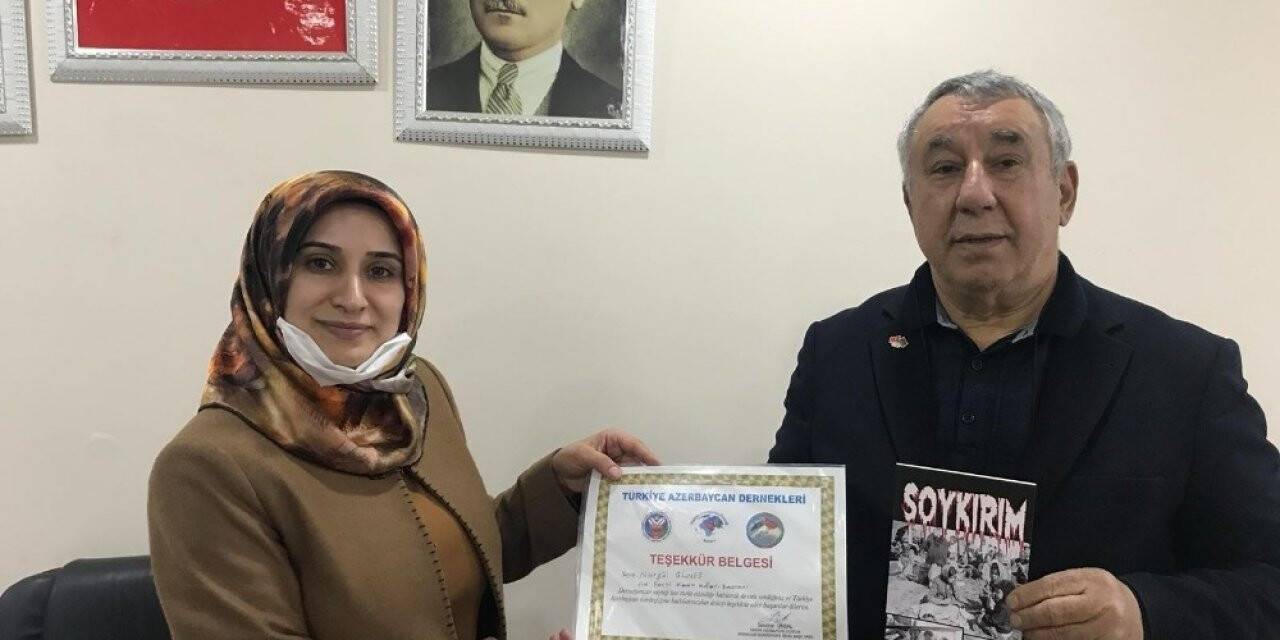 TADDEF’ten AK Parti Kadın Kolları İl Başkanına teşekkür belgesi