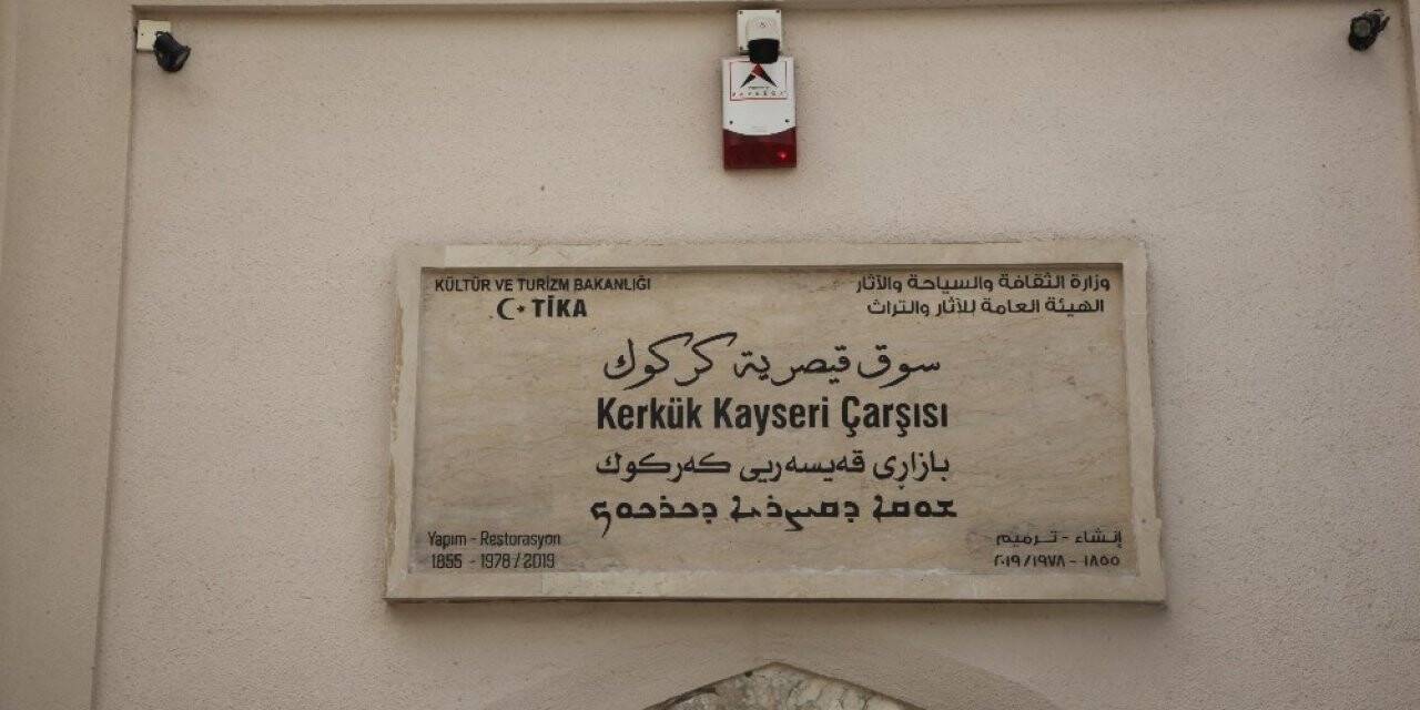Kerkük’te restore edilen Kayseri Çarşısı eski hareketli günlerine kavuşmayı bekliyor