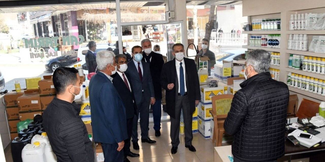Adıyaman il protokolünden korona virüs denetimi