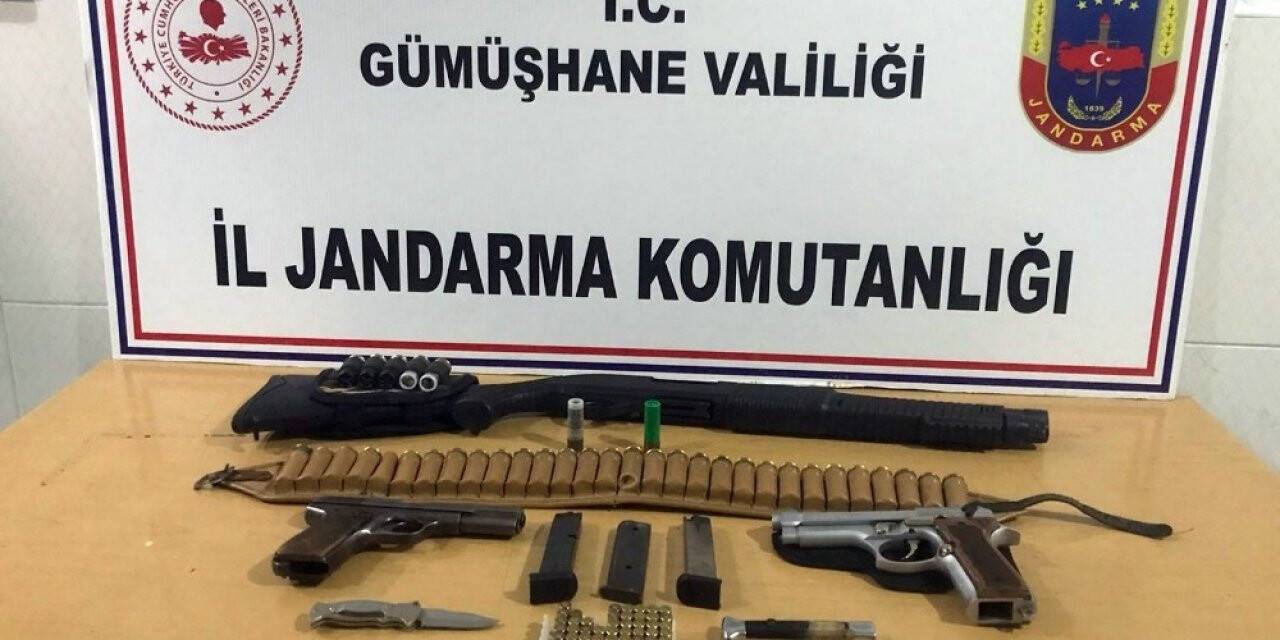 Gümüşhane’de uyuşturucu madde ve kaçak silah operasyonu