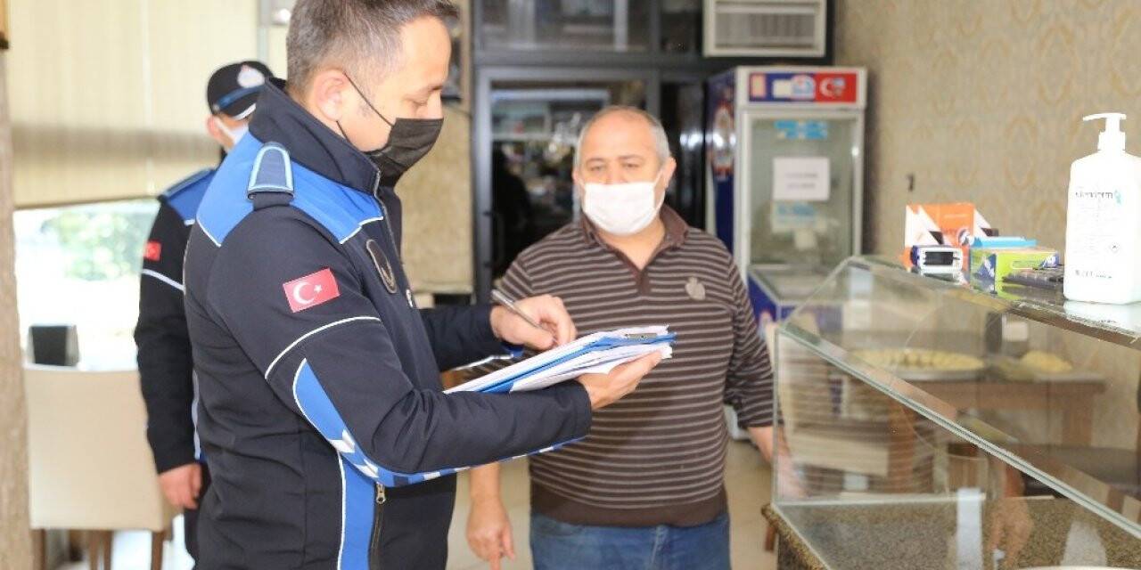 Erdemli Belediye zabıtasından korona virüs denetimi