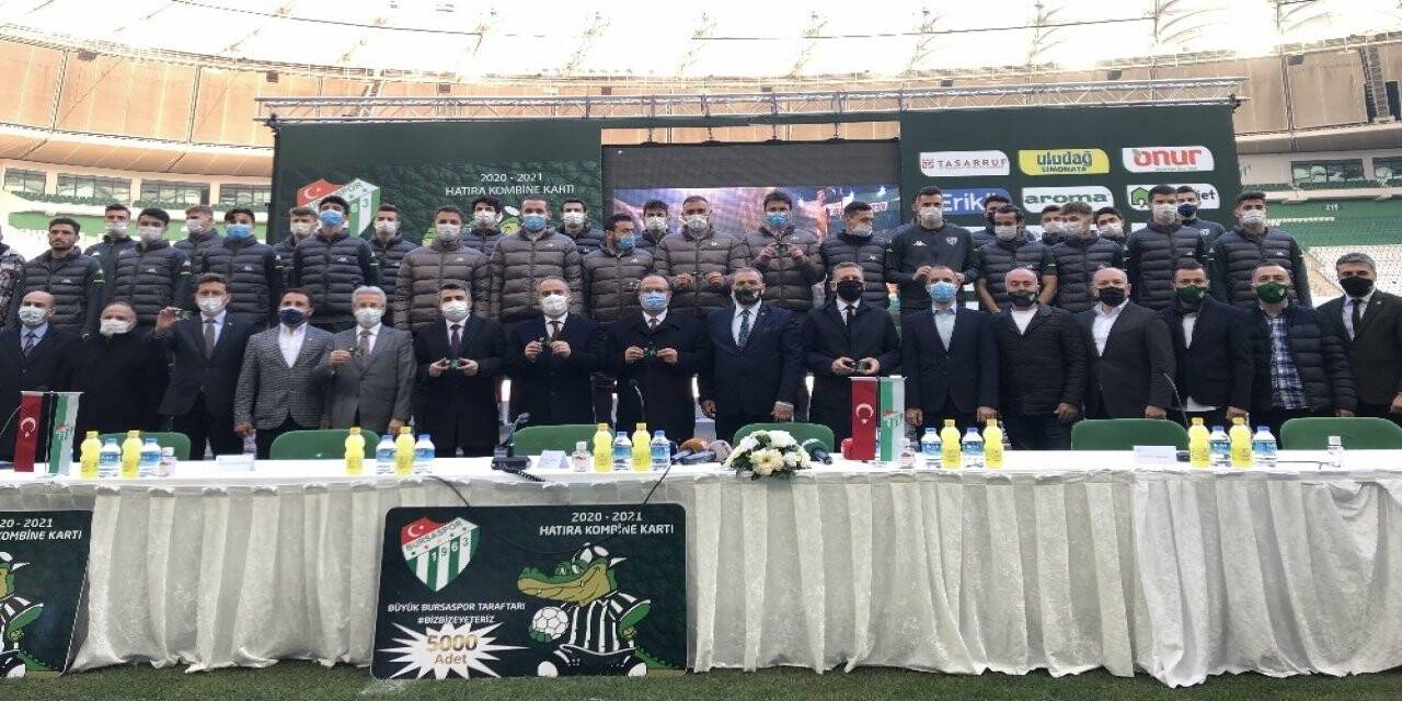 Bursaspor Kulübü, ‘Hatıran Yeter Kombine Kartı’ tanıtımını yaptı