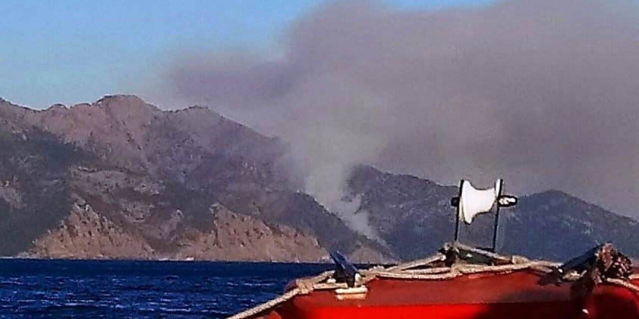 Marmaris’te orman yangını
