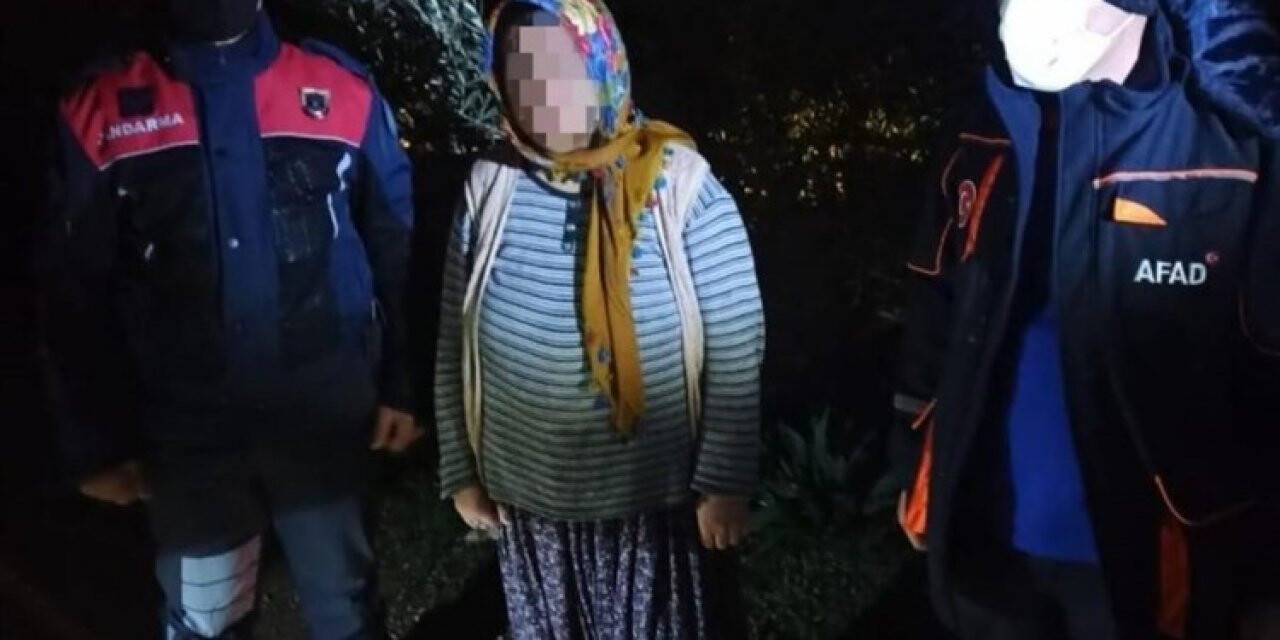 Kayıp kadın ekiplerin ortak çalışmasıyla bulundu