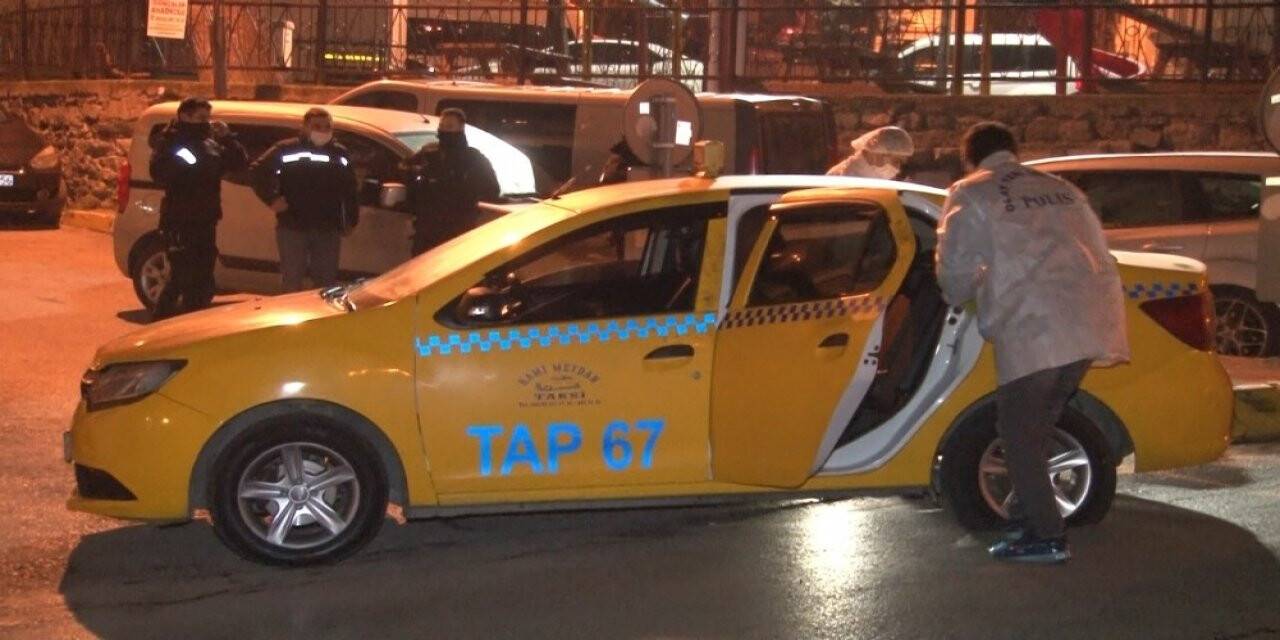 Gaziosmanpaşa’da ticari taksiye binen silahlı 3 şahıs ile bekçiler arasında kovalamaca