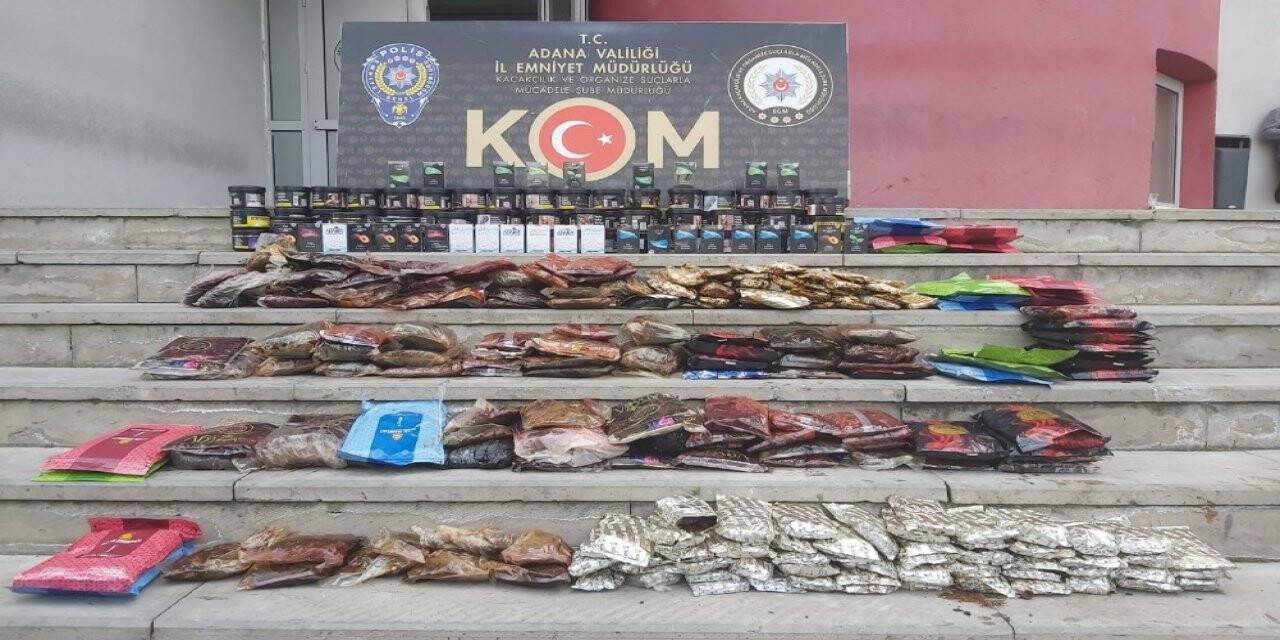 Adana’da kaçakçılık operasyonu