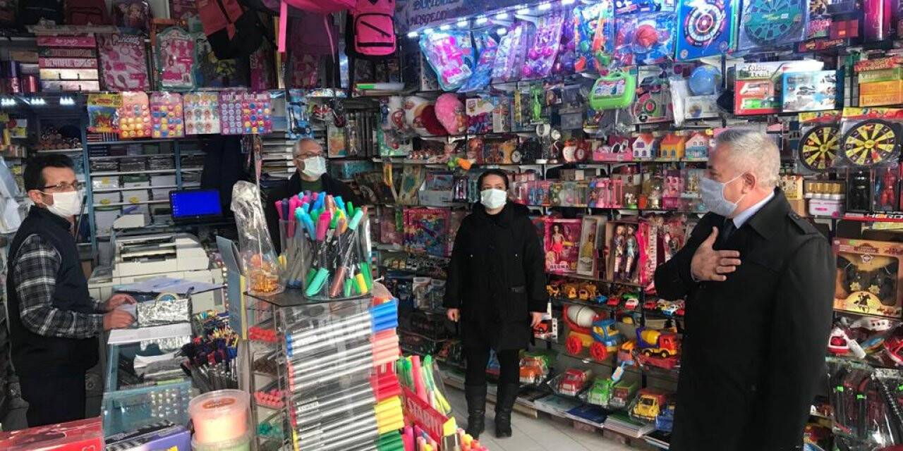 Kaymakam Çelik Korona Denetiminde