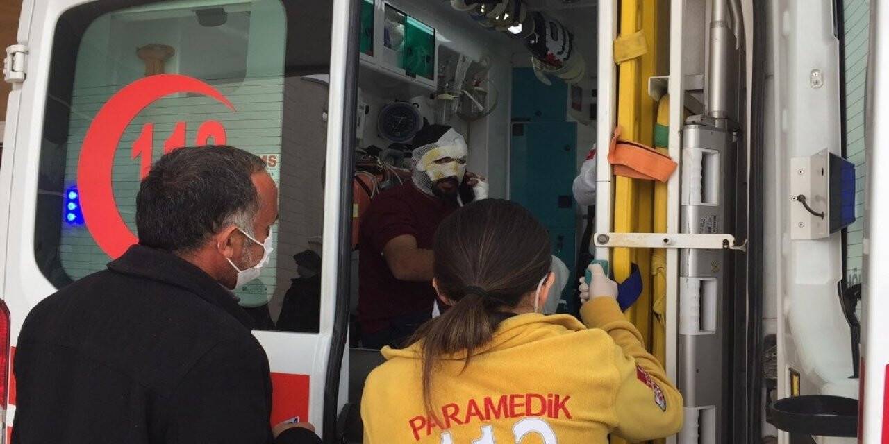İyilik yapmak isterken alevlerin arasında kaldı