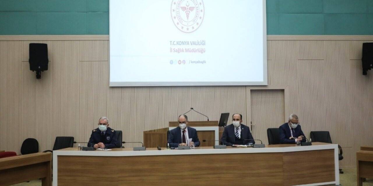 Konya İl Pandemi Kurulu toplandı