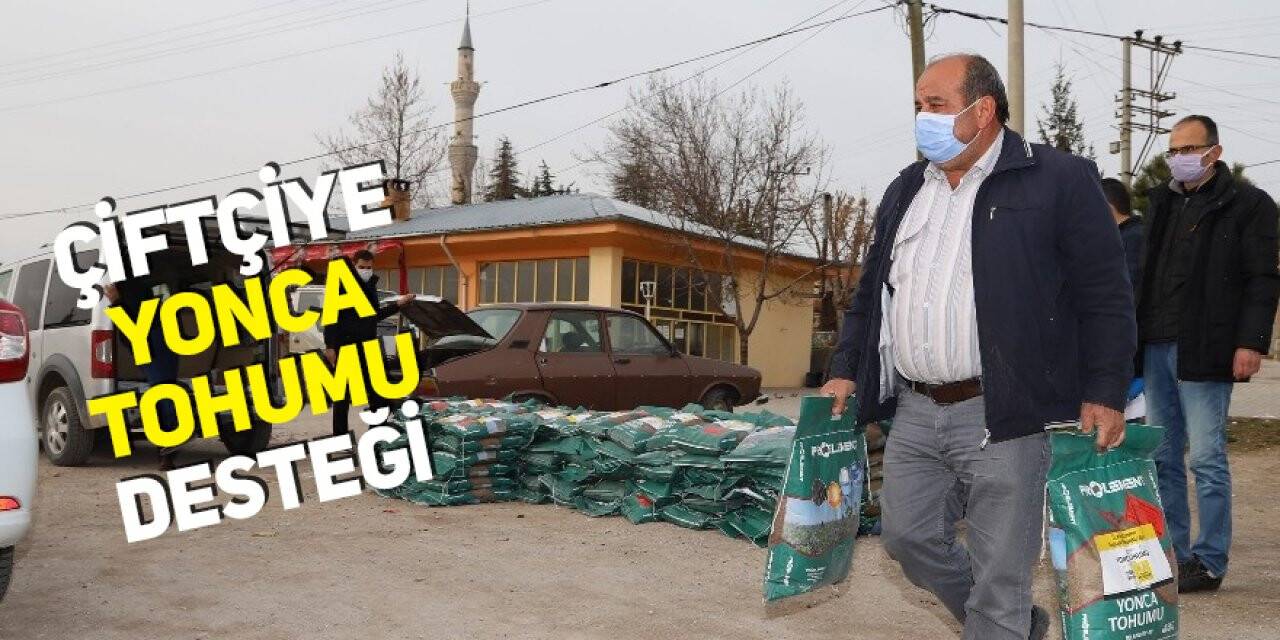 Konya Büyükşehir'in çiftçiye desteği sürüyor