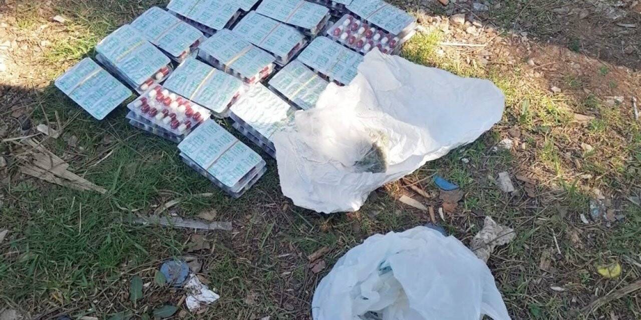 Börek arasında uyuşturucu yakalandı