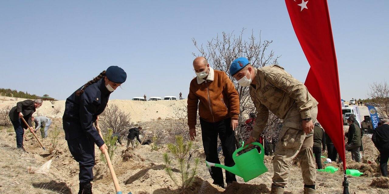 Konya'da Orman Haftası nedeniyle fidan dikim etkinliği yapıldı