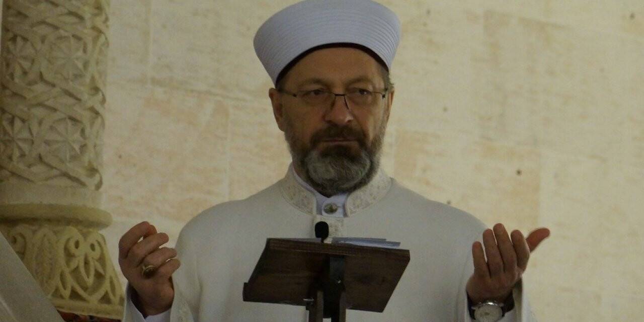 Diyanet İşleri Başkanı Prof. Dr. Erbaş cuma hutbesinde korona virüs tedbirlerine dikkat çekti