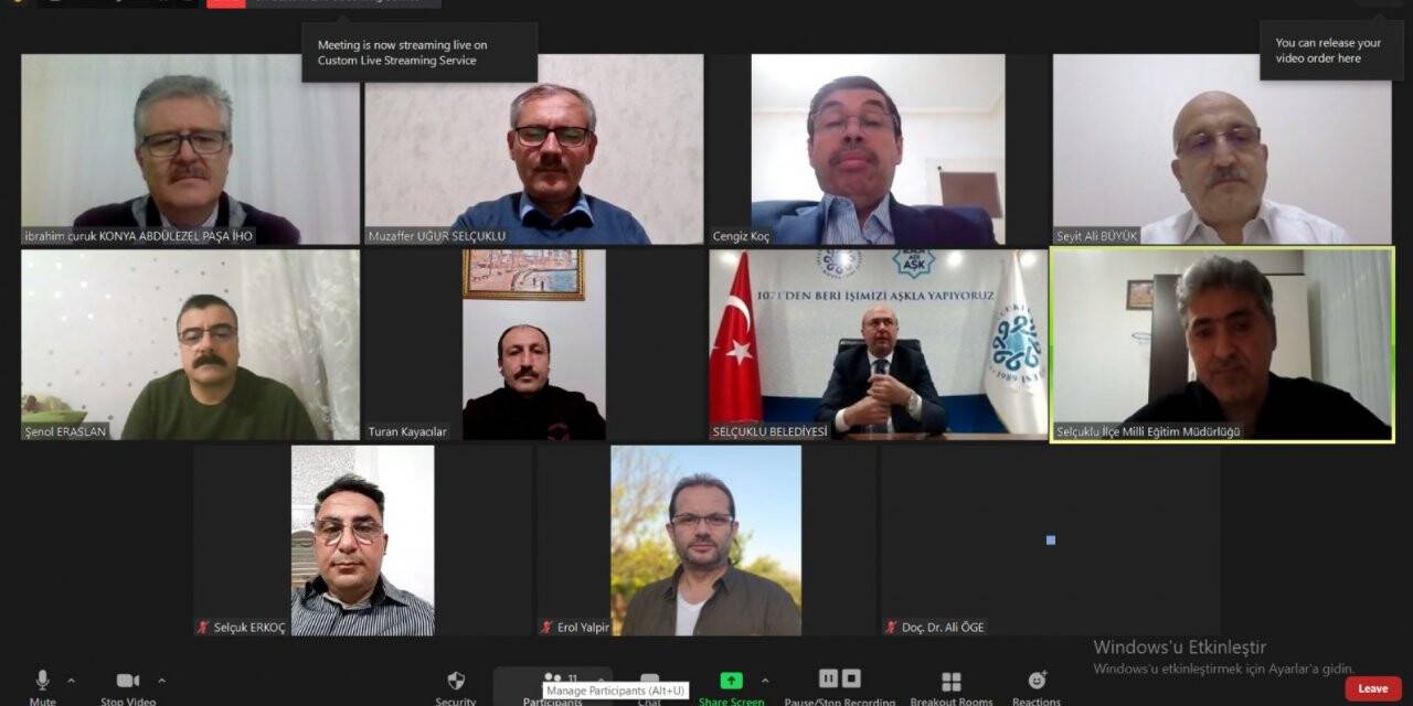 Selçuklu'da vefat eden eğitimciler için hatim