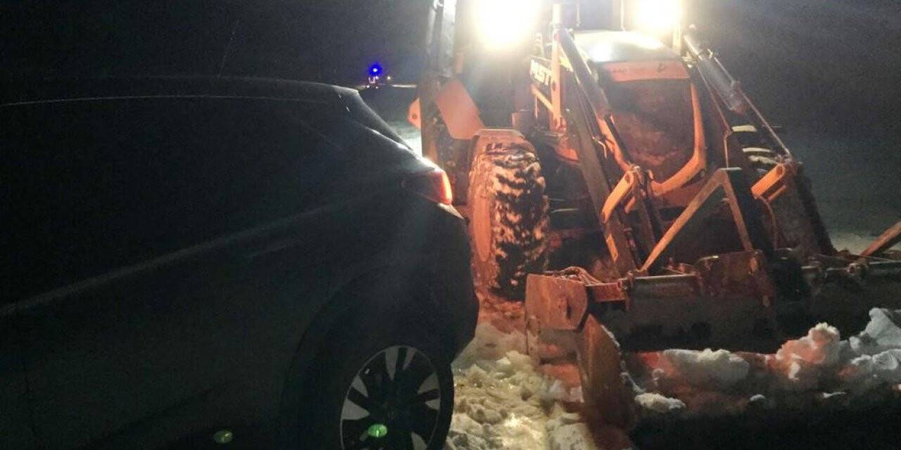 Mahsur Kalan Aile Kurtarıldı