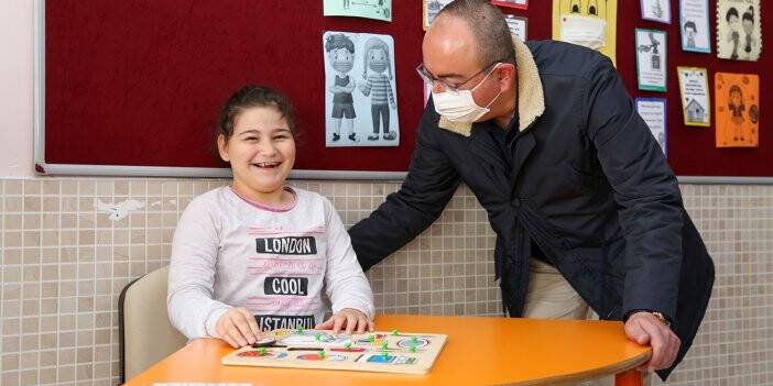 Başkan Kavuş özel öğrencilerle buluştu