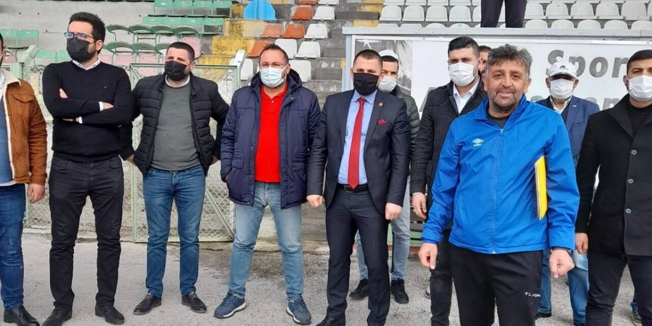 Ereğlispor’a destek ziyareti