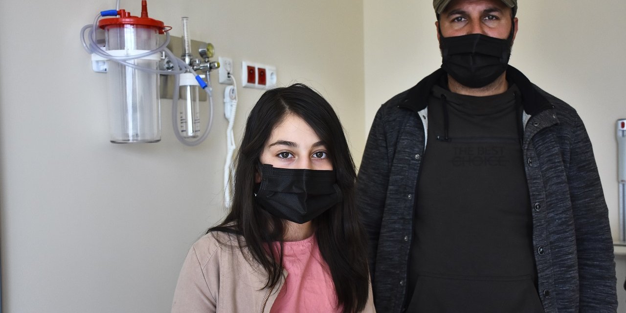 Konya'da 11 yaşındaki Hira'nın kalbindeki delik ameliyatsız yöntemle kapatıldı