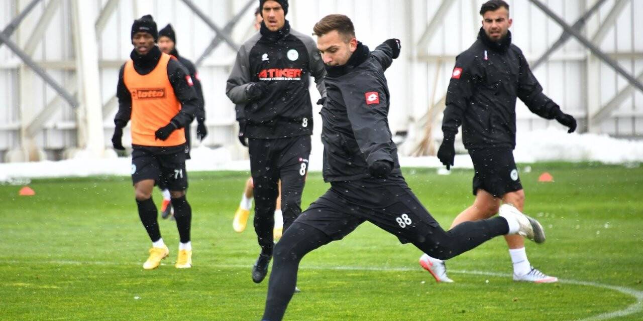 Konyaspor, Sivasspor maçı hazırlıklarını tamamladı